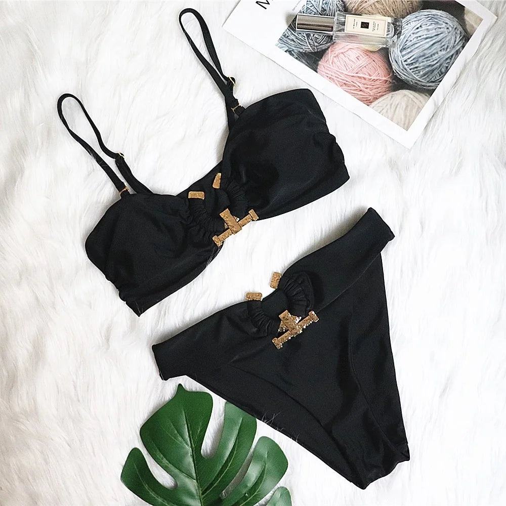 Sexy Bikini-Set mit Push-up-Effekt – Perfekt für Strand und Pool