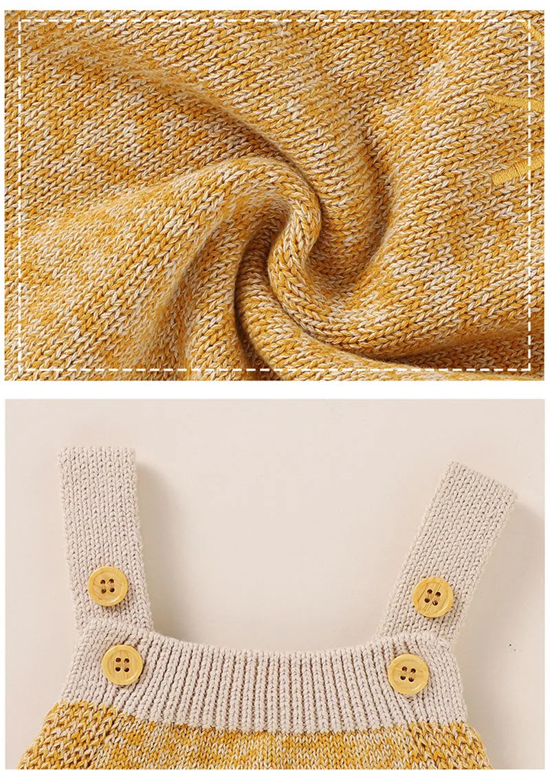 Baby Overall mit Sonnenblumen-Muster für Mädchen im Koreanischen Stil