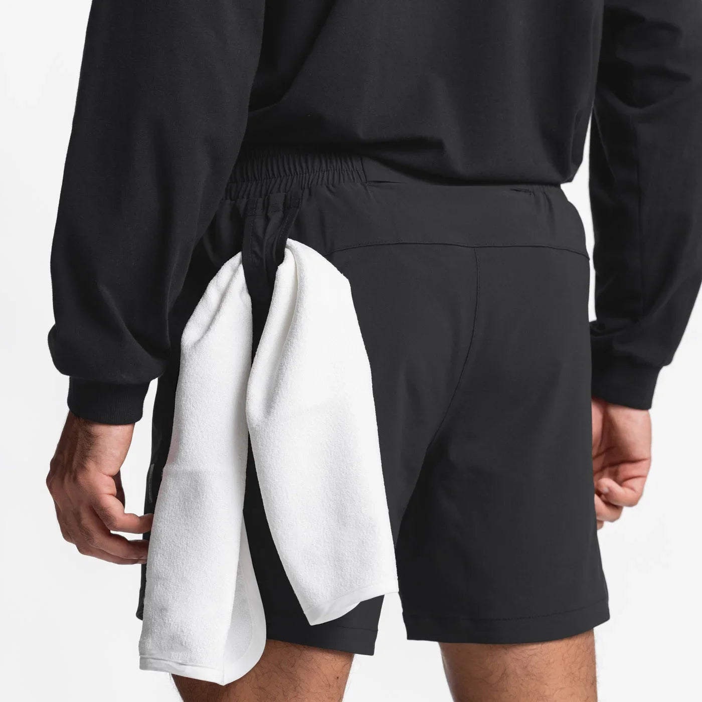 Atmungsaktive Baumwoll-Leinen-Shorts mit Kordelzug und elastischem Bund – ideal für den täglichen Strandbesuch