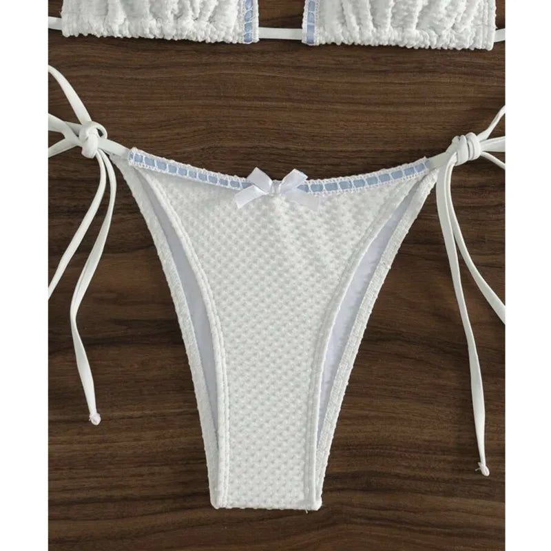 Floral-Sexy-Bikini-Set für Damen – Brasilianischer Badeanzug für Strand und Pool