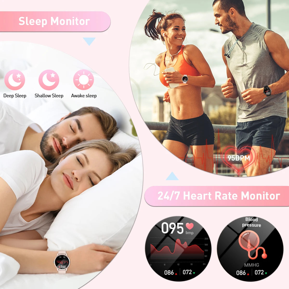 LIGE 2025 Neue Smart Uhr Für Frauen Bluetooth Anruf Fitness Tracking Herzfrequenz Gesundheit Monitor Dame Smartwatch Für Android iOS