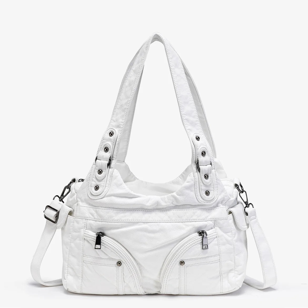 Damen-Handtasche Aus PU-Leder Mit Top-Handle Und Mehrfach-Fächern Große Satchel-Tasche
