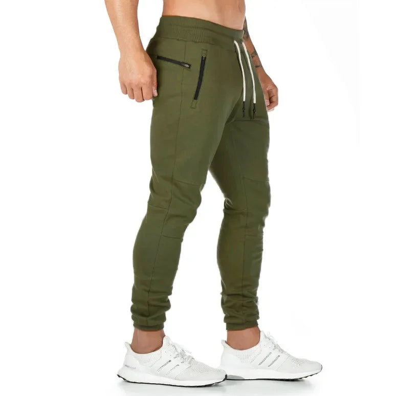 LOGO-freie Muscle Herren Sporthose Herren Fitness Hängende Handtuchhose Lauftraining Fußhose