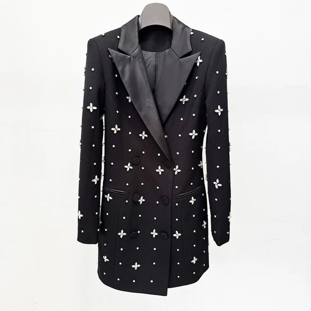 Ärmelloses, trägerloses Damen-Tunikakleid mit Patchwork-Falten im minimalistischen Design – modisch und elegant