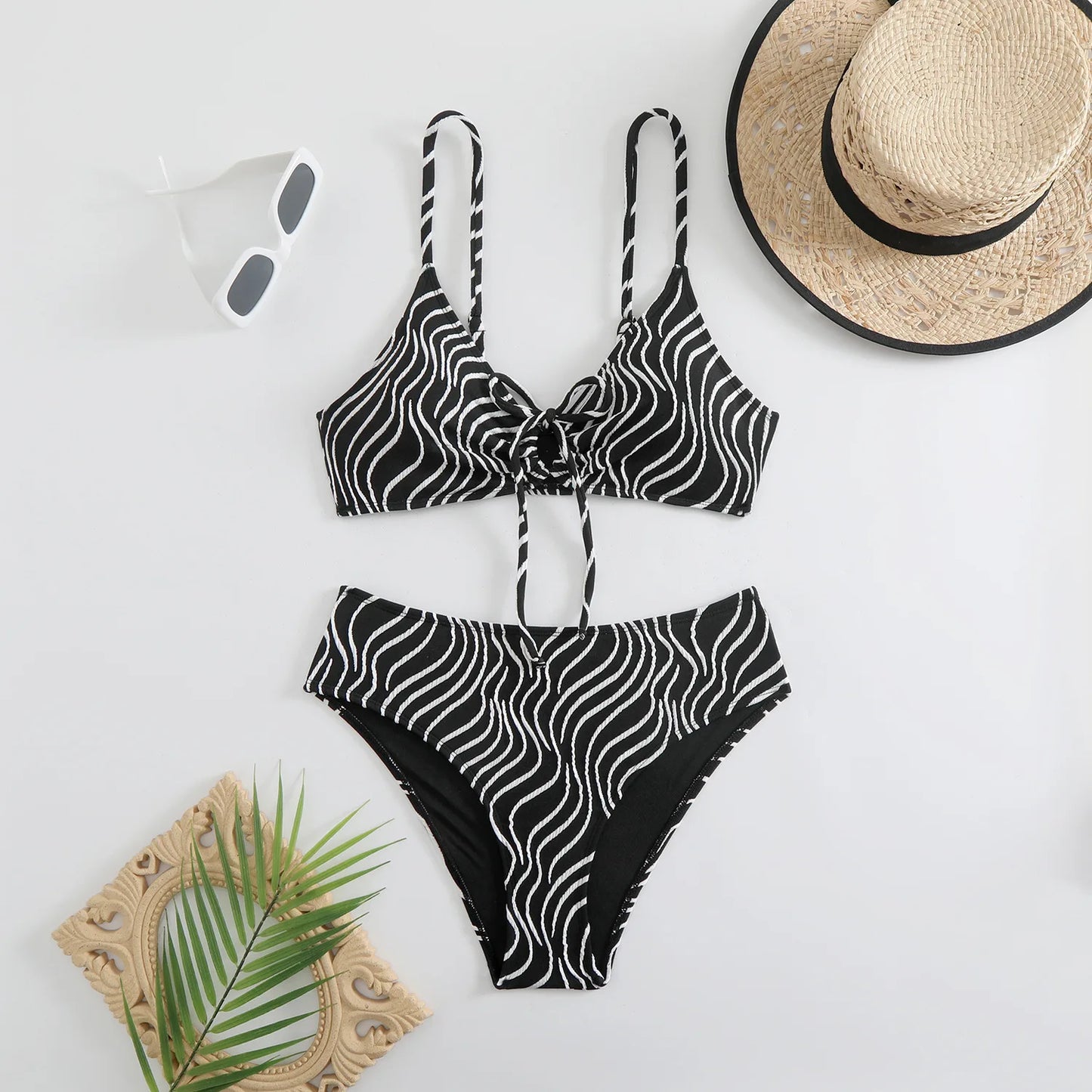 Sexy Bikini-Set in Pink mit Push-up-Effekt – Perfekt für Strand und Pool