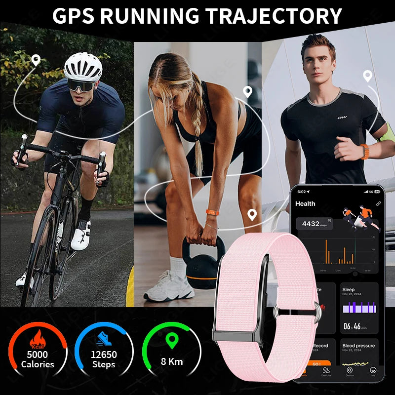 LIGE Frauen Smart Band Männer Uhr Herzfrequenz Blutdruck Sport Fitness Smartwatch Neue Mann Outdoor Smart Armband Damen 2025