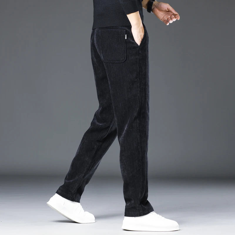 Herren Freizeit Hose in 6XL mit elastischer Taille und Taschen