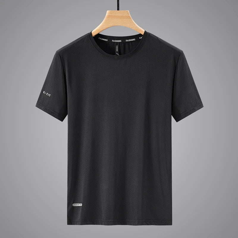 Herren Sport-T-Shirt aus Polyester mit kurzem Arm für lässigen Sommerlook