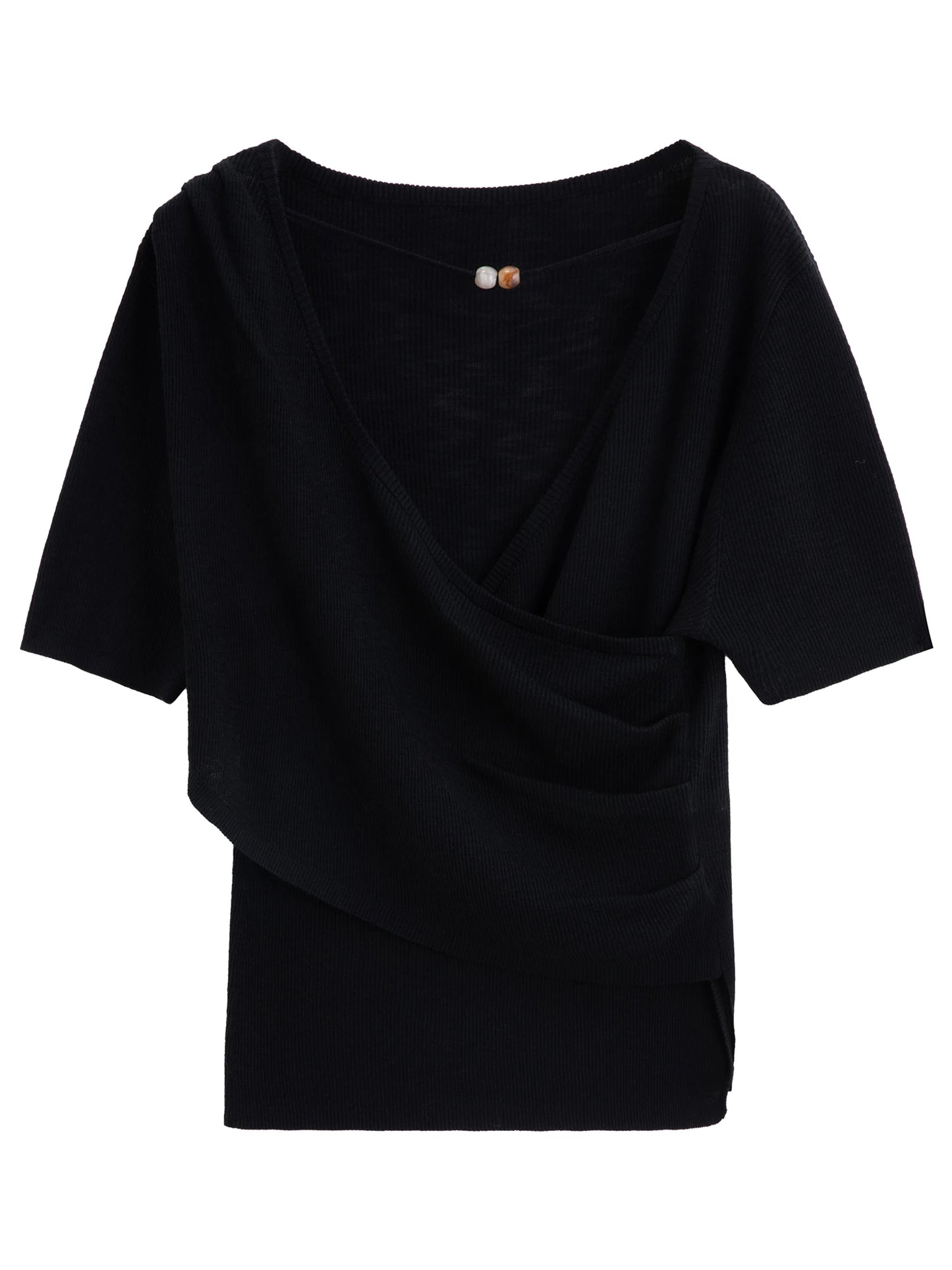 Damen-Polo-Shirt aus Baumwolle mit Polokragen, tailliertem Schnitt und abgerundetem Saum – ideal für den Sommer und den Alltag