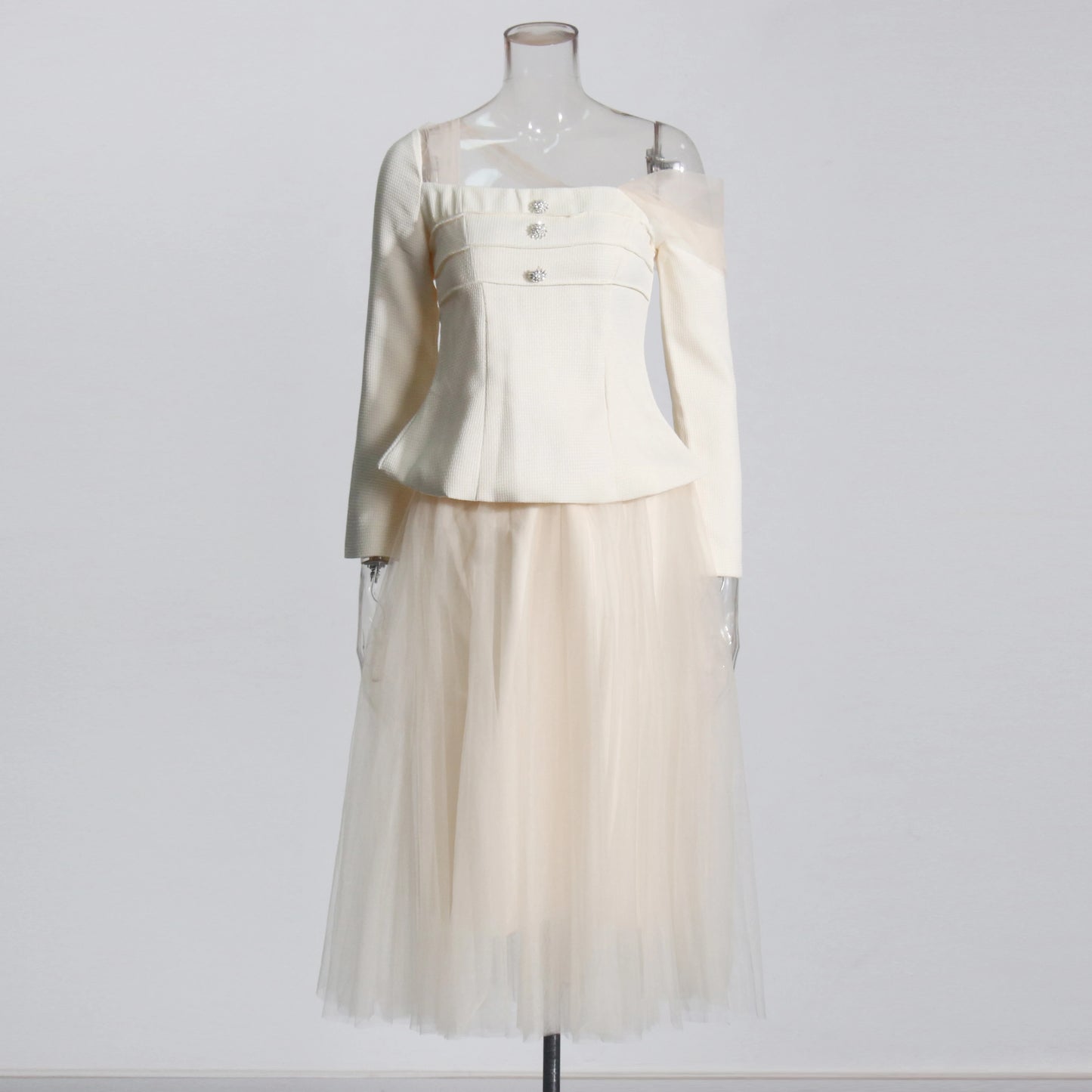 Eleganter Damen-Blazer mit Diamant-Patchwork, Notch-Kragen und langen Ärmeln – stilvoll und vielseitig.