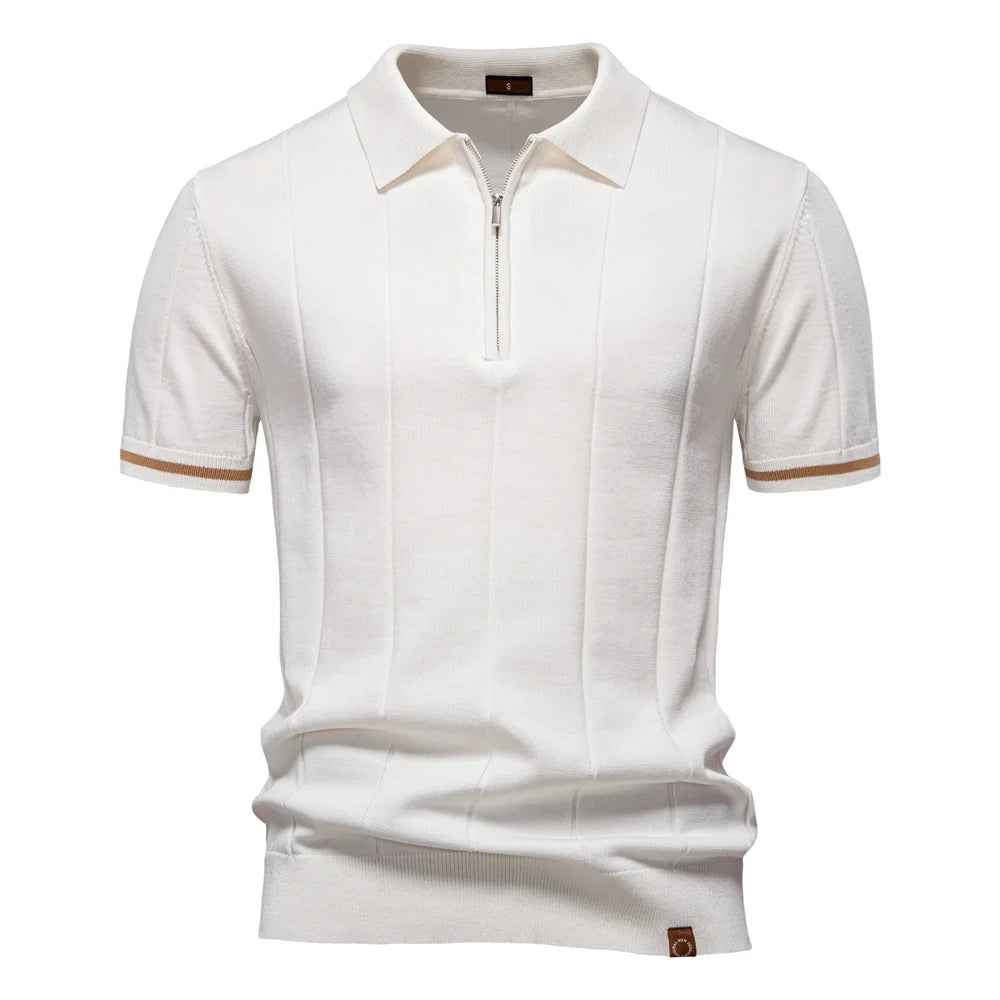 Exklusives Herrenpoloshirt Atmungsaktiv Stretch Business Golf