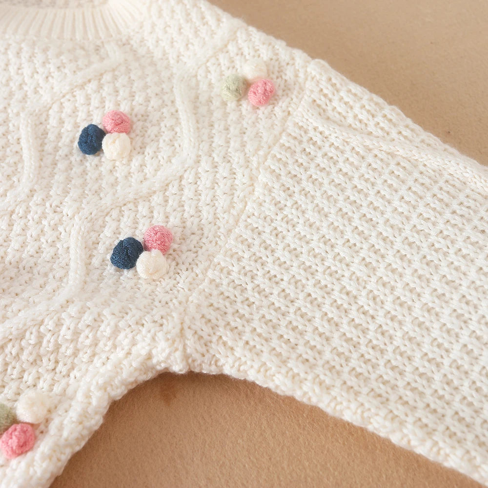 Baby Mädchen Stricken Pullover Kinder Strickjacken Oansatz Frühling Herbst Pullover Strickjacken Mantel Kinder Nette Kleidung