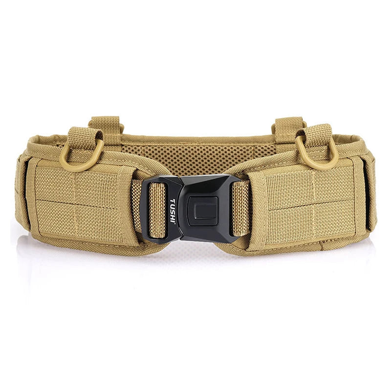 VATLY Hunting Tactical Gürtel Herren Nylon Schnellverschluss MOLLE Breit