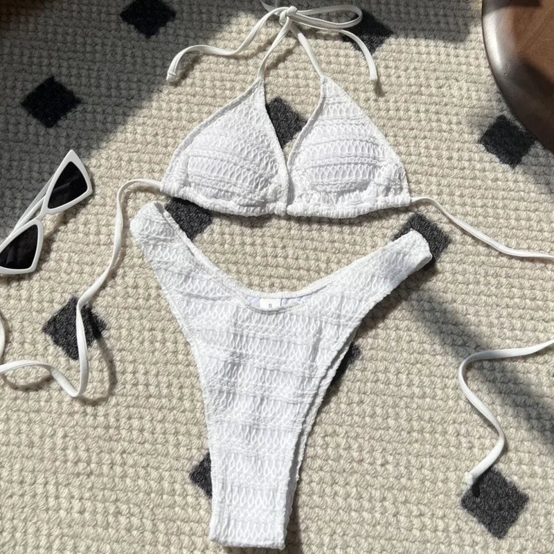 Sexy Push-Up-Bikini-Set für Damen – Brasilianischer Stil für Strand und Pool