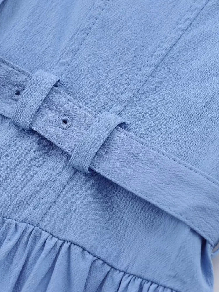 Schulterfreies ärmelloses Patchwork-Kleid mit Hohldesign für Damen – figurbetont und stilvoll