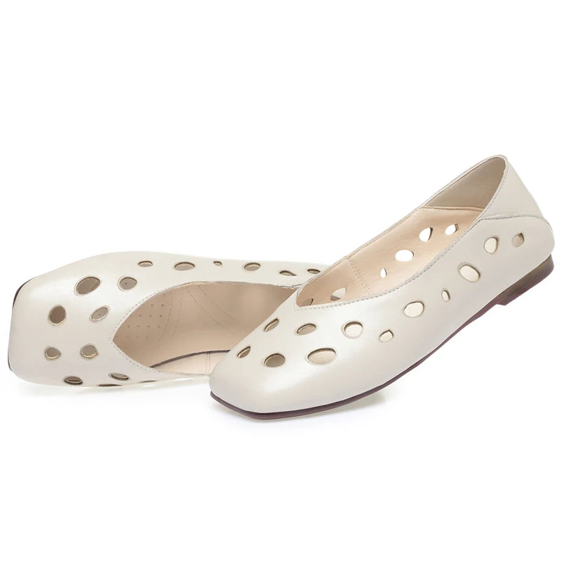 Damen Flache Sandalen Mary Jane Müßiggänger