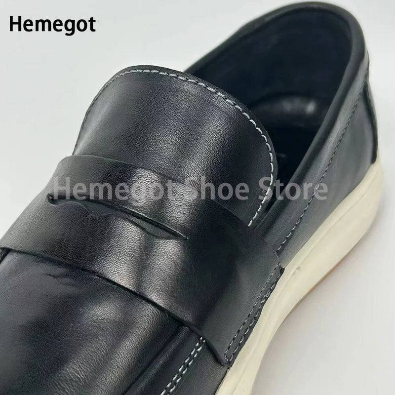 Elegante Herren-Loafer mit dicker Sohle – stilvoll & komfortabel