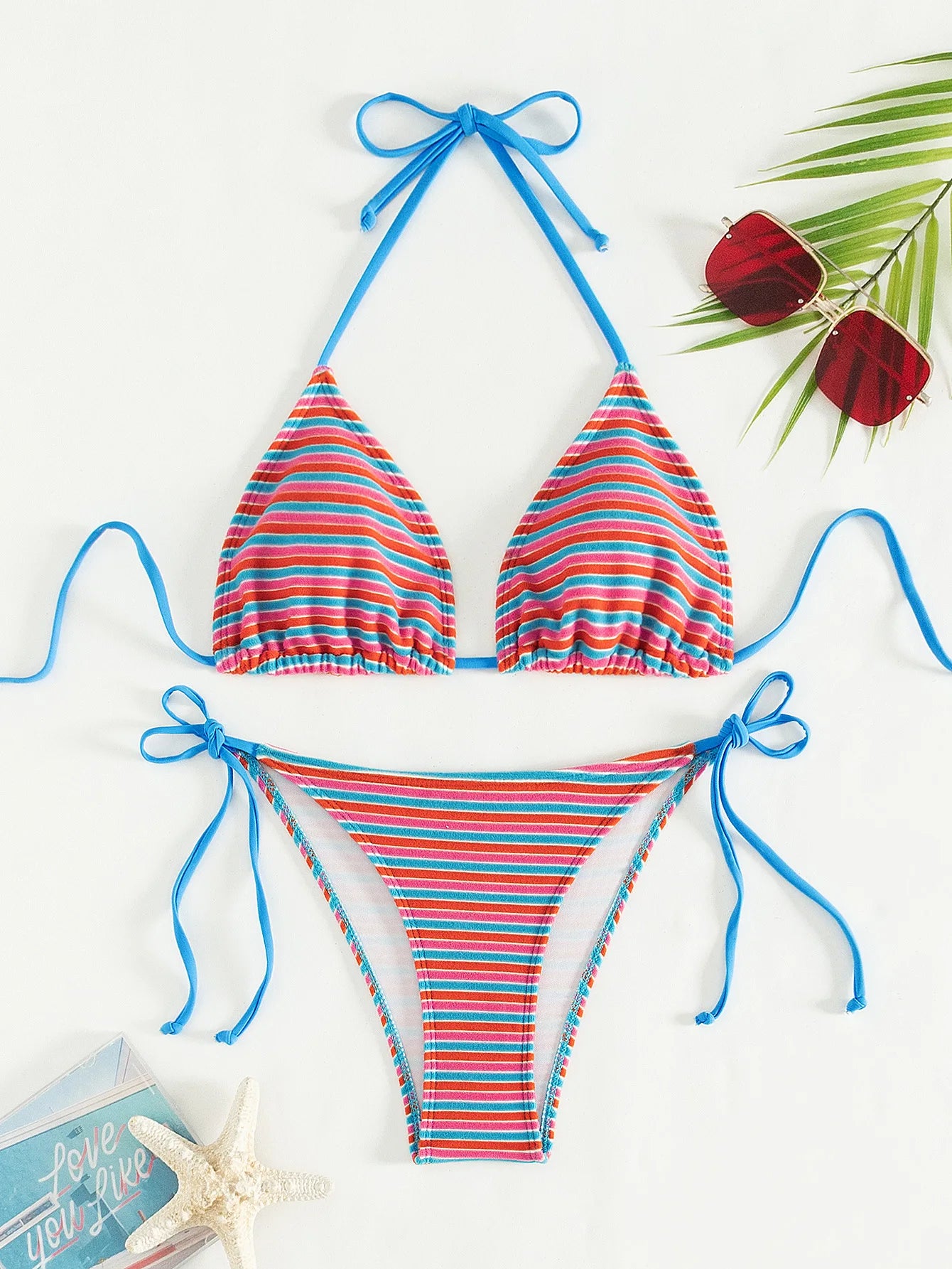 Floraler Push-Up-Bikini im brasilianischen Stil für Damen – ideal für Strand und Pool