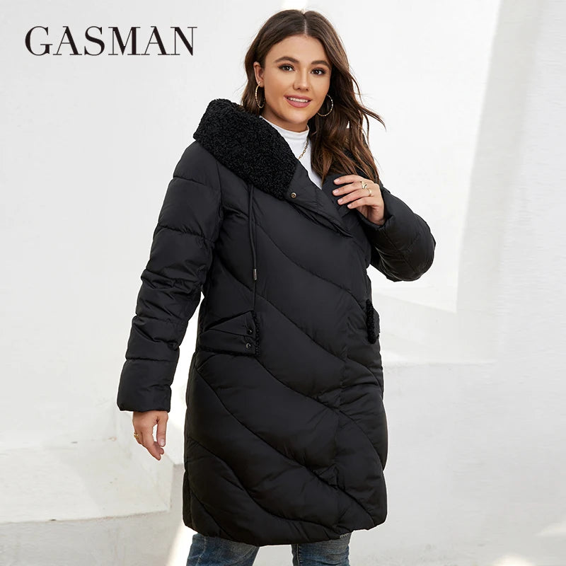 Damen-Mantel mit Kontrastdetails und Kapuze – mittellanger, lässiger Trenchcoat mit Taschen für den Frühling
