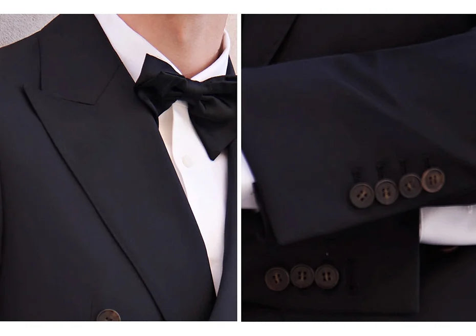 Schmal geschnittener Herrenanzug-Blazer mit grauen Streifen und 2-Knopf-Einreiher – ideal für Partys und Hochzeiten, Größe 48