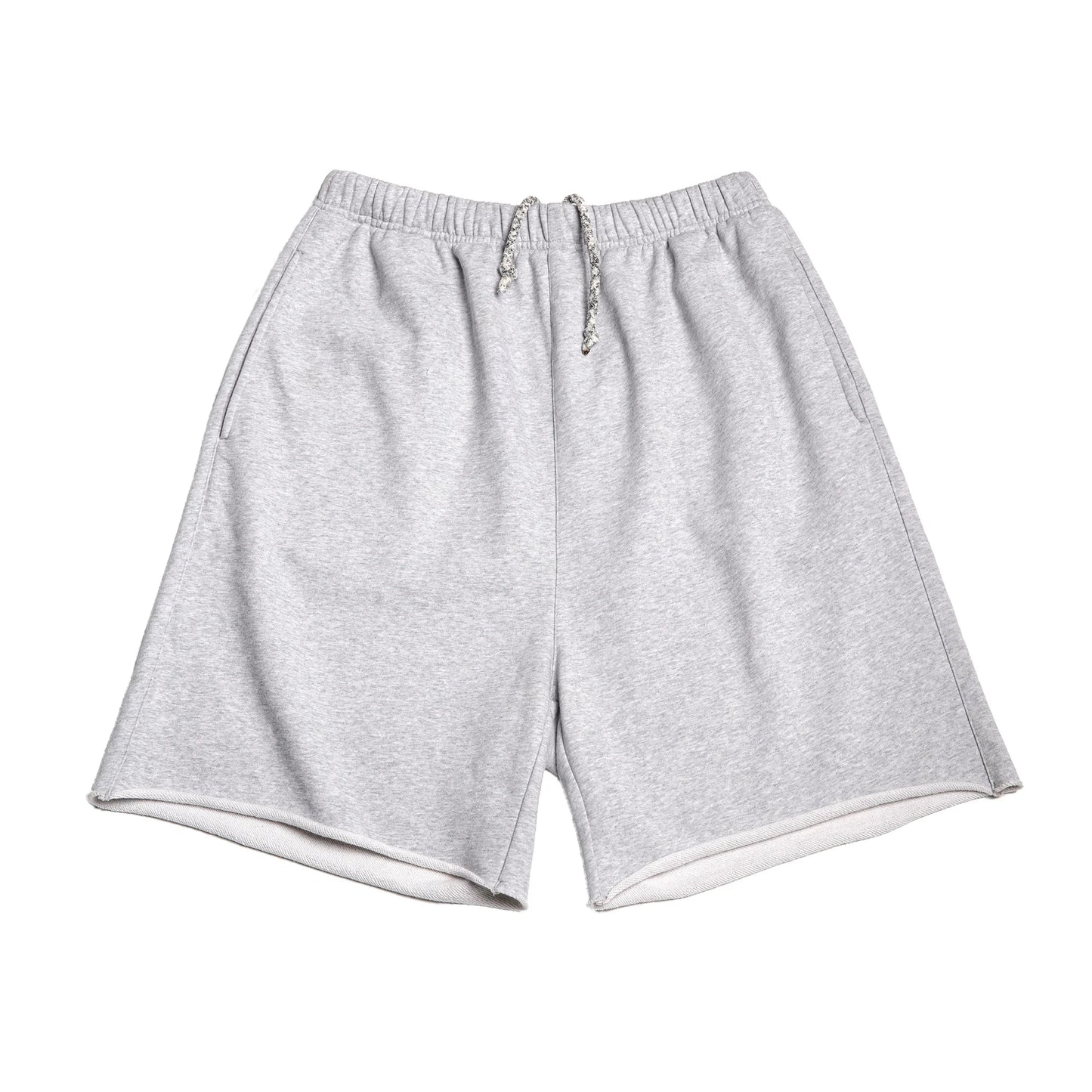 Herren Jogging Shorts in Grau mit elastischer Taille und lässiger Passform