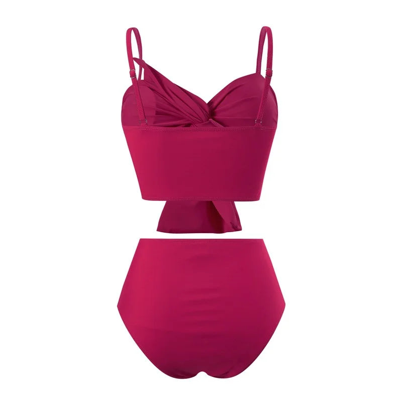 Dreiteiliges Damen-Bikini-Set im brasilianischen Stil – ideal für Strand und Pool