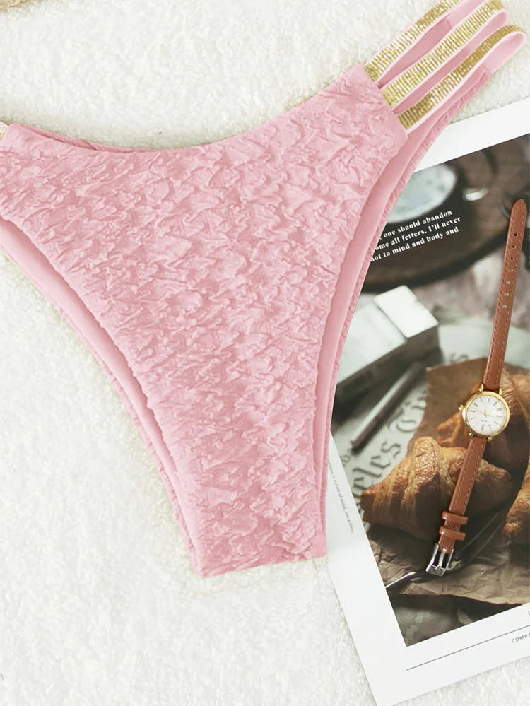 Floraler Bikini-Set mit Push-up-Effekt – Sexy Bademode für Damen am Strand oder Pool