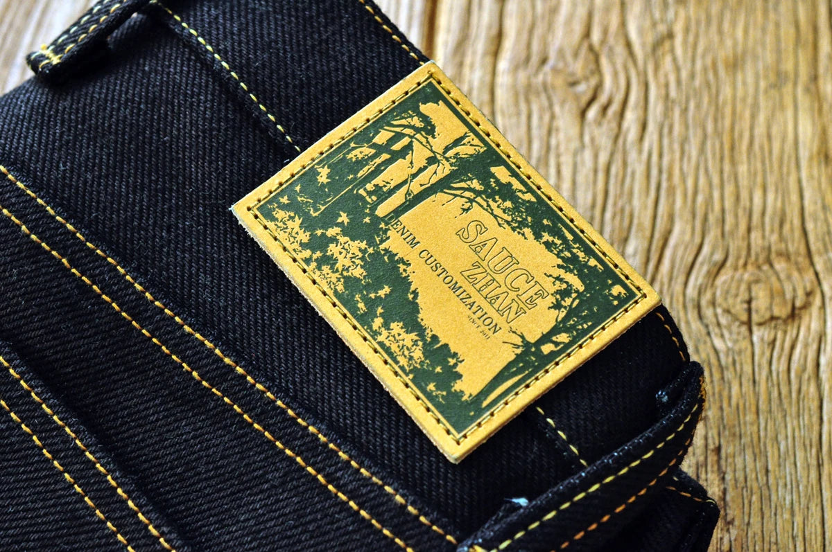Herren Jeans aus Selvedge Raw Denim im Vintage-Stil mit Taper Fit