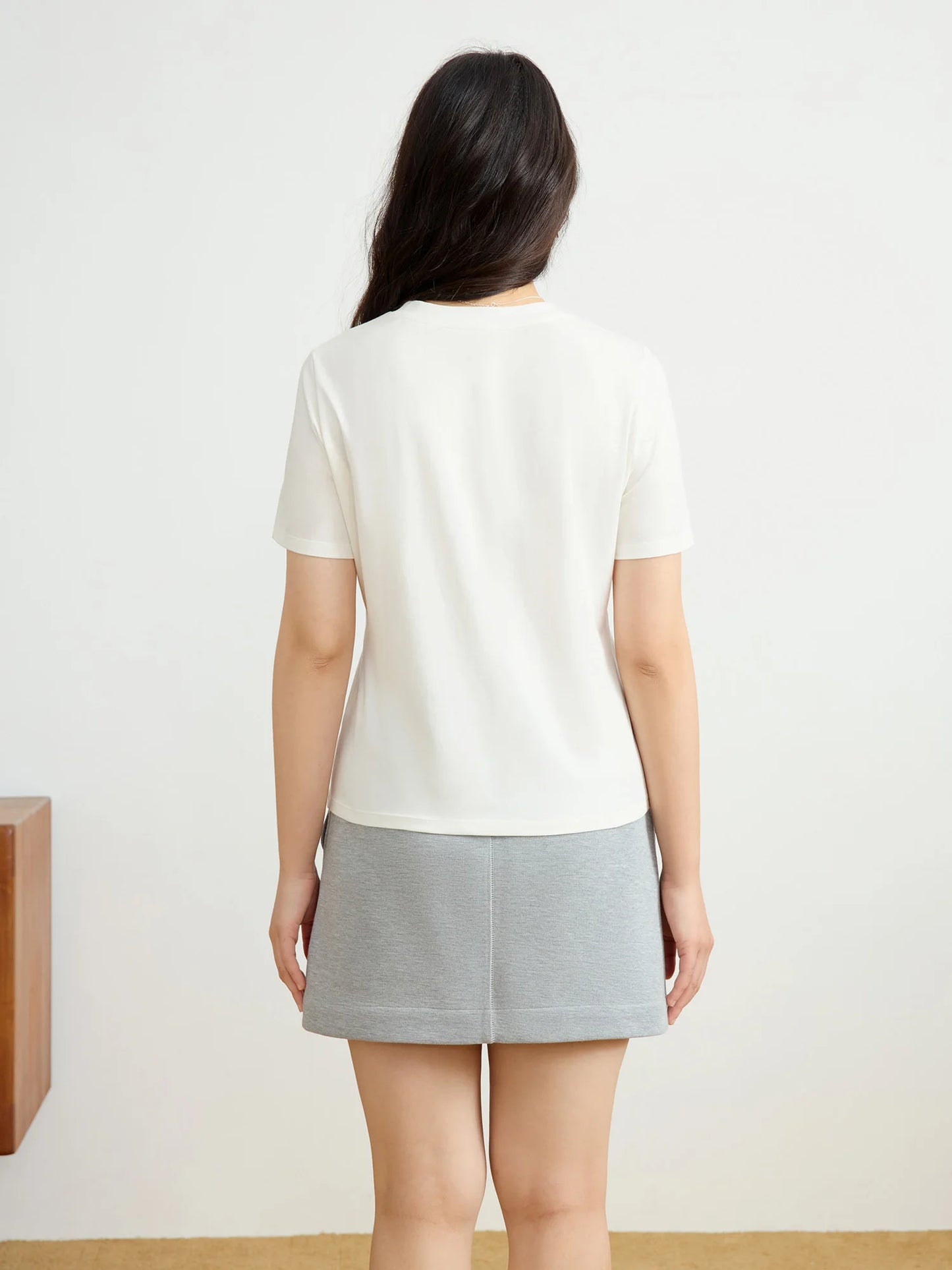 Wickelshirt für Damen in Übergröße mit Perlen und kurzen Ärmeln – Sommerliches, figurbetontes Strickdesign