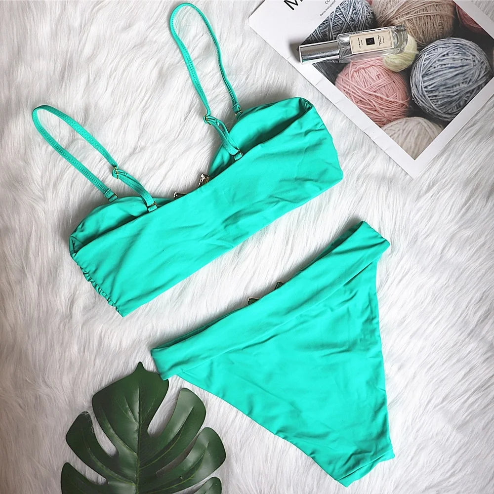 Sexy Bikini-Set mit Push-up-Effekt – Perfekt für Strand und Pool
