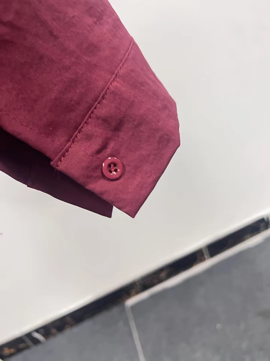 Elegante Damenjacke mit Reverskragen und langen Ärmeln – Patchwork-Design und Taschen für einen luxuriösen Look