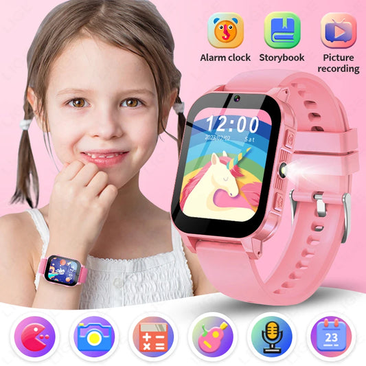 LIGE Neue Kind Kamera Smart Uhr LED Video Aufnahme Studie Karten Geschichte Buch Spiele Kalorien Student Kind Smartwatch Junge Mädchen Geschenk