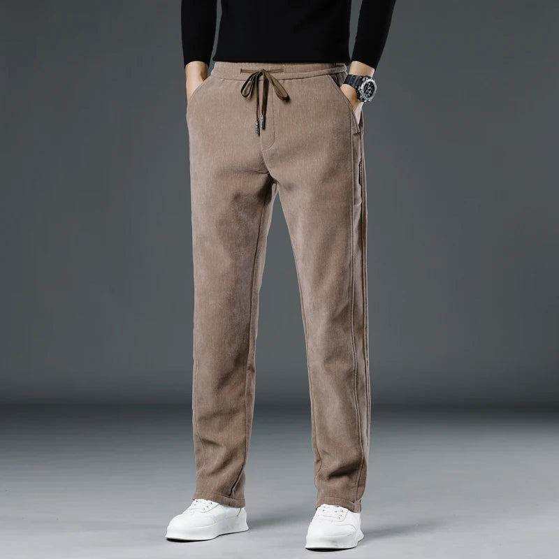 Herren Freizeit Hose in 6XL mit elastischer Taille und Taschen