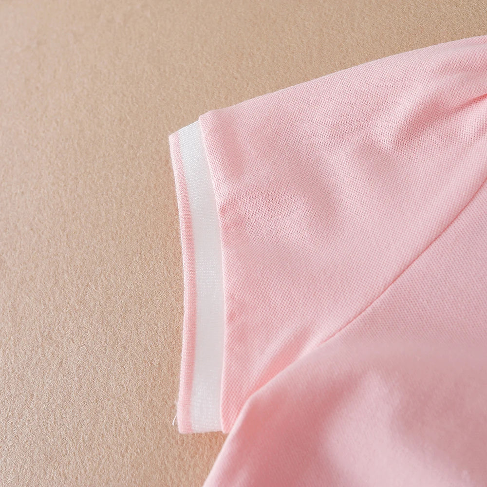 Mädchen Sommerkleid 2024 Turn-Down Kragen Kleidung Kinder adrette Stil bestickte Schule Sommerkleid Kinder 5-12 Jahre