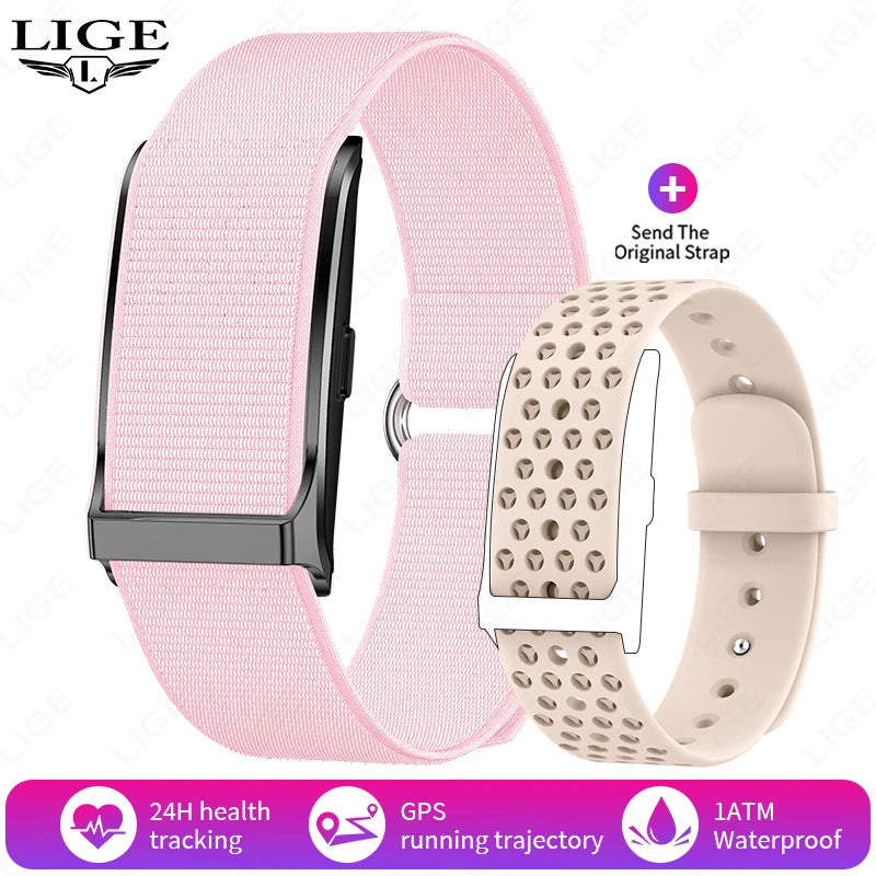 LIGE Frauen Smart Band Männer Uhr Herzfrequenz Blutdruck Sport Fitness Smartwatch Neue Mann Outdoor Smart Armband Damen 2025