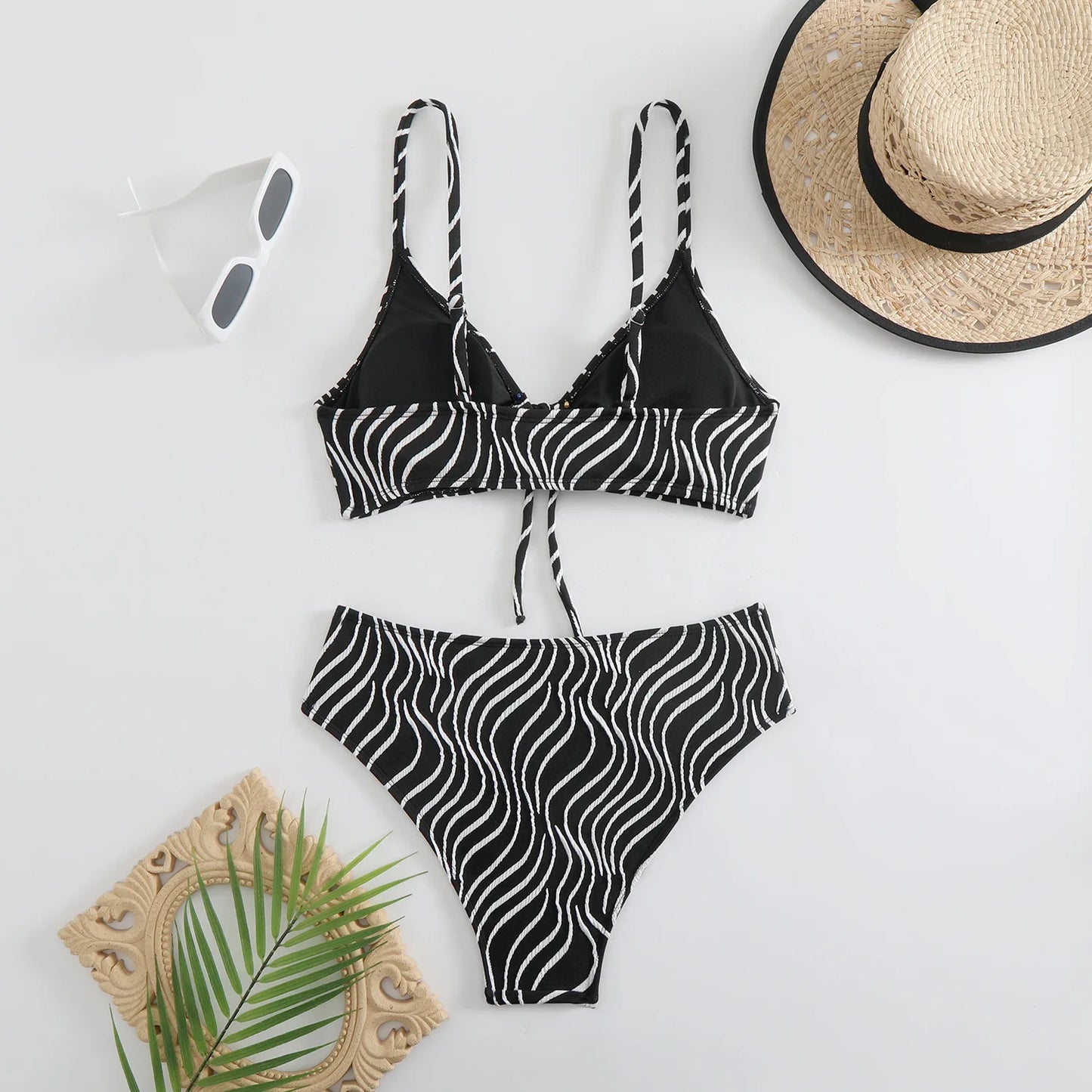 Sexy Bikini-Set in Pink mit Push-up-Effekt – Perfekt für Strand und Pool