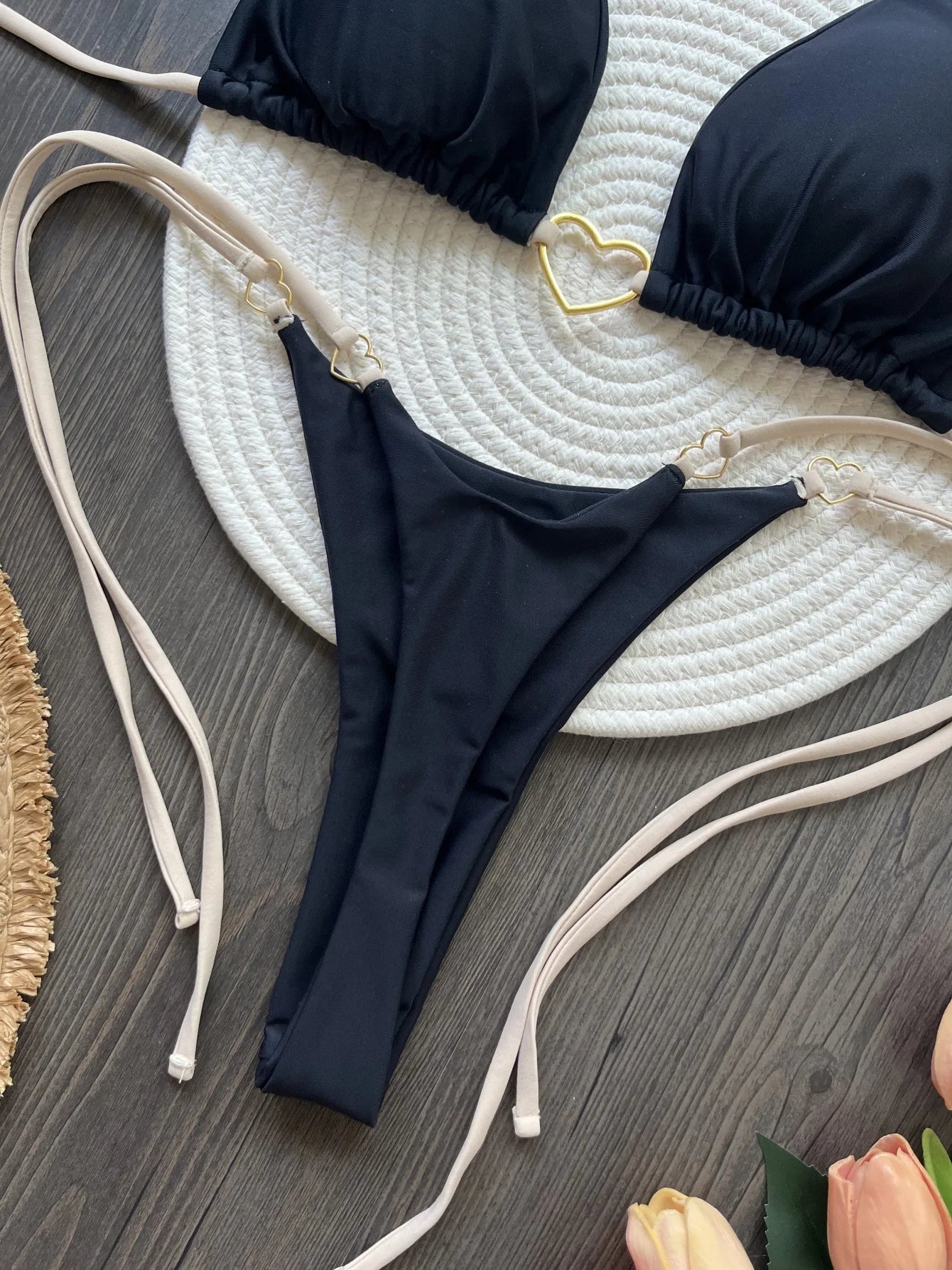 Sexy Push-Up-Bikini-Set für Damen mit brasilianischem Schnitt – ideal für Strand und Pool