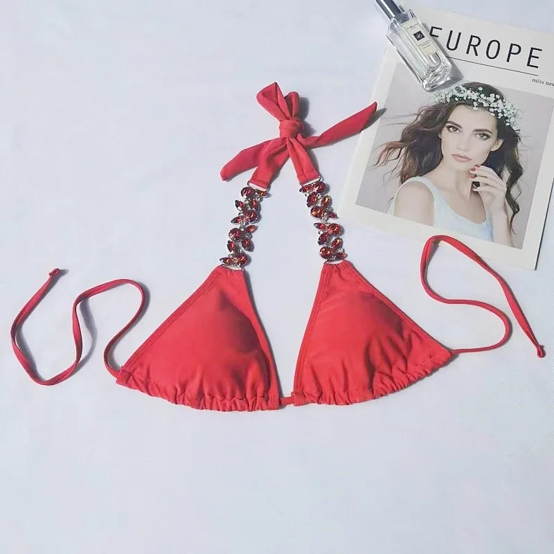 Sexy Damen-Bikini-Set mit vier Teilen – ideal für Strand und Pool
