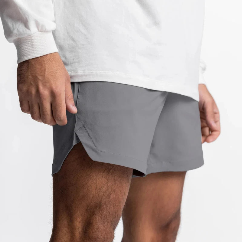 Atmungsaktive Baumwoll-Leinen-Shorts mit Kordelzug und elastischem Bund – ideal für den täglichen Strandbesuch
