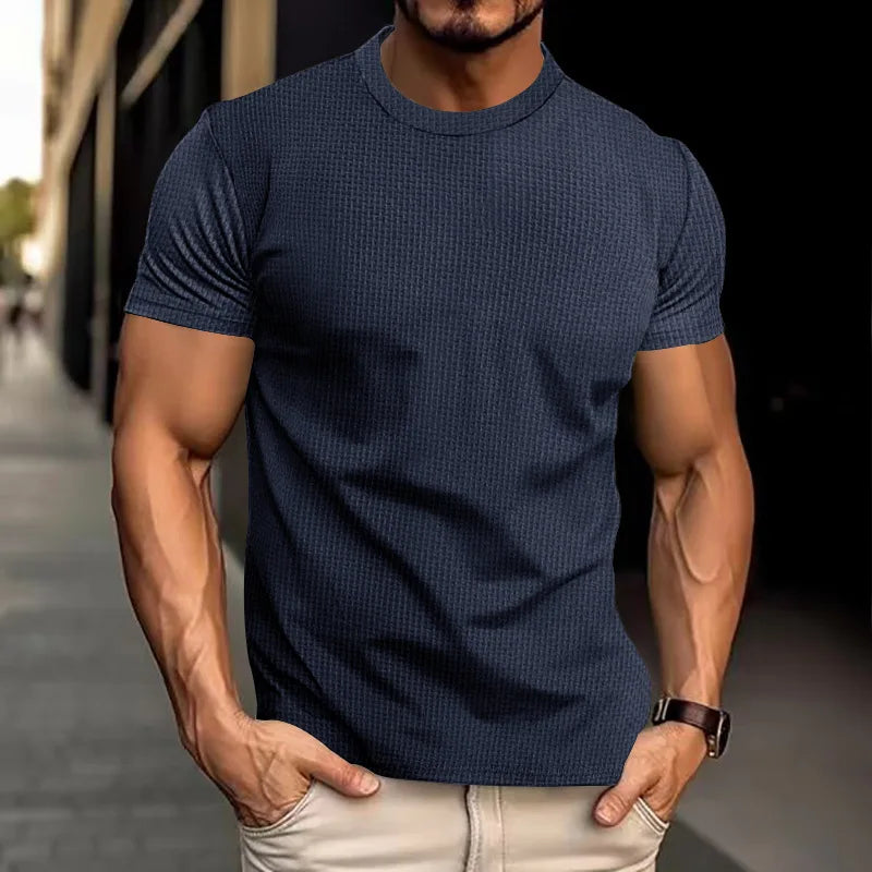 Kurze Herren-Freizeithose mit Mehrfachtaschen – locker geschnittene, leichte Outdoor- und Sporthose