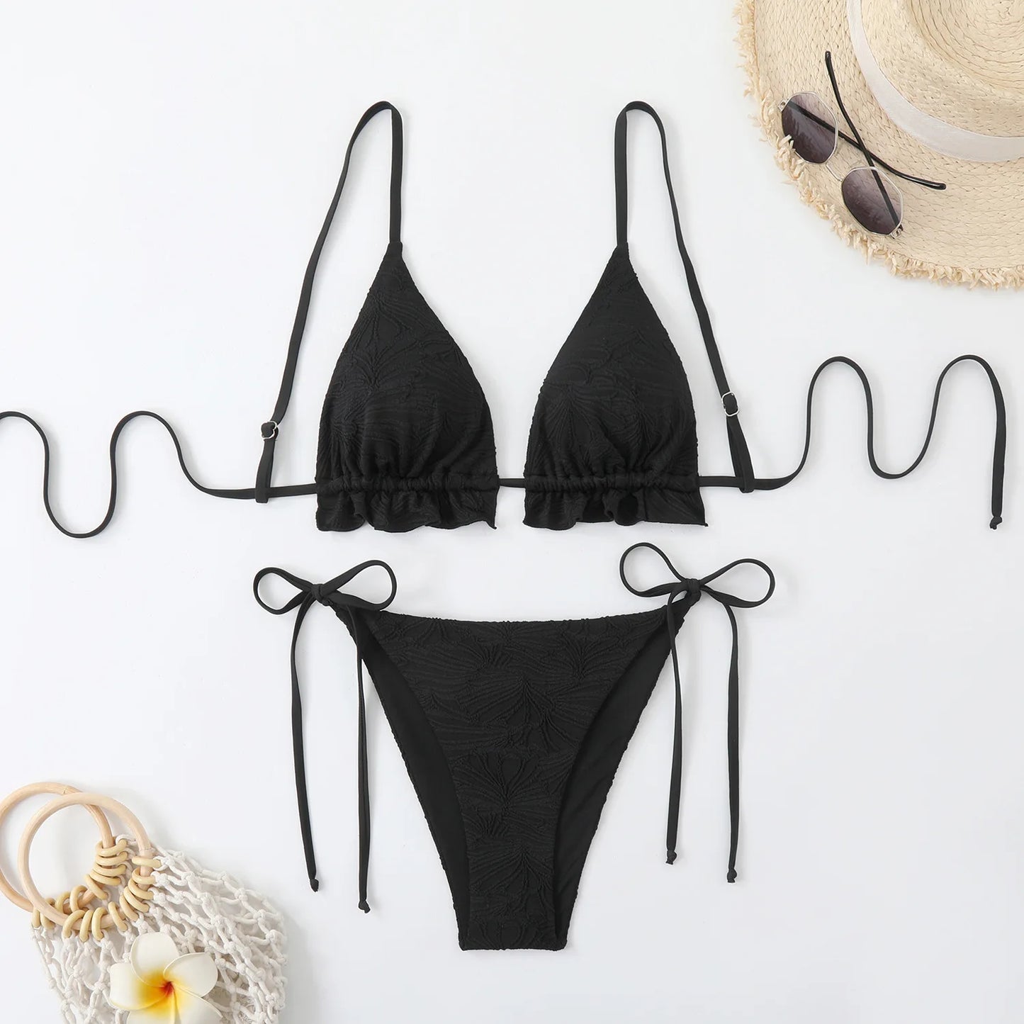 Sexy Bikini-Set für Damen mit Push-up-Effekt – ideal für Strand und Pool