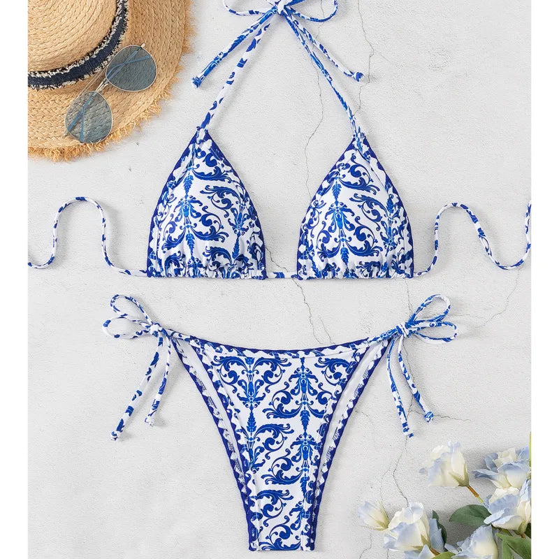 Sexy Bikini-Set für Damen mit Push-up-Effekt – ideal für Strand und Pool