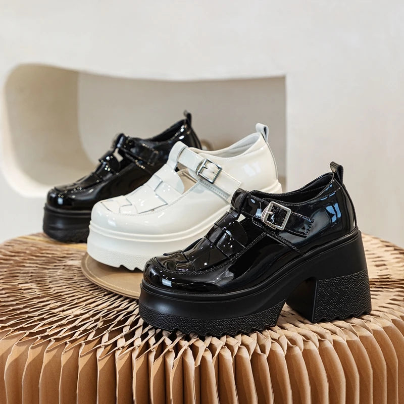 AIYUQI Echtes Leder Frauen Sandalen 2025, Neue Mode High-heel Sandalen Frauen Geschlossene Zehen Plattform Römischen Sandalen Frauen