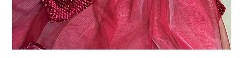 Ärmelloses Kinder-Prinzessinnenkleid aus beigefarbener Gaze mit niedlichem Design – ideal für den Sommer