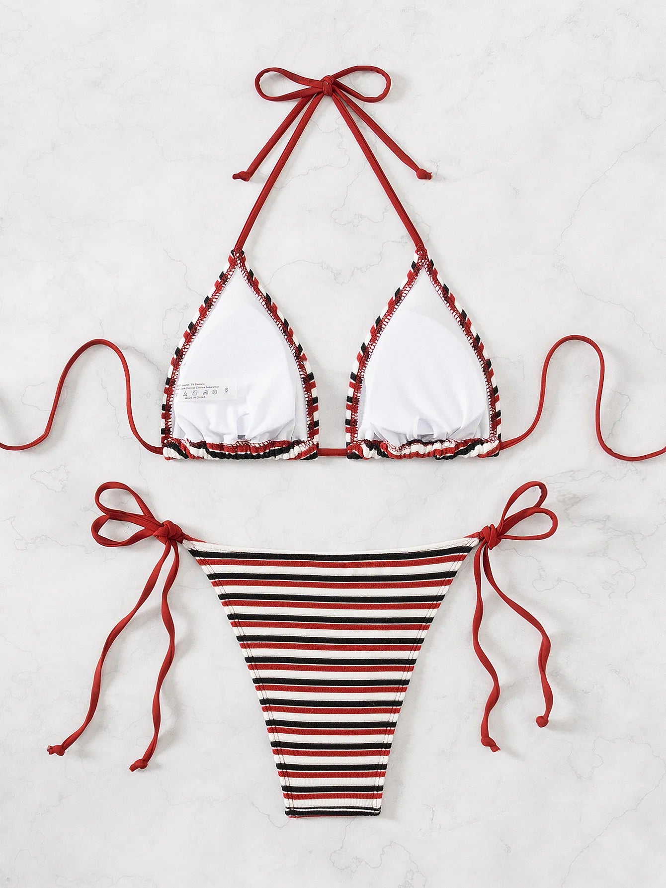 Floraler Push-Up-Bikini im brasilianischen Stil für Damen – ideal für Strand und Pool