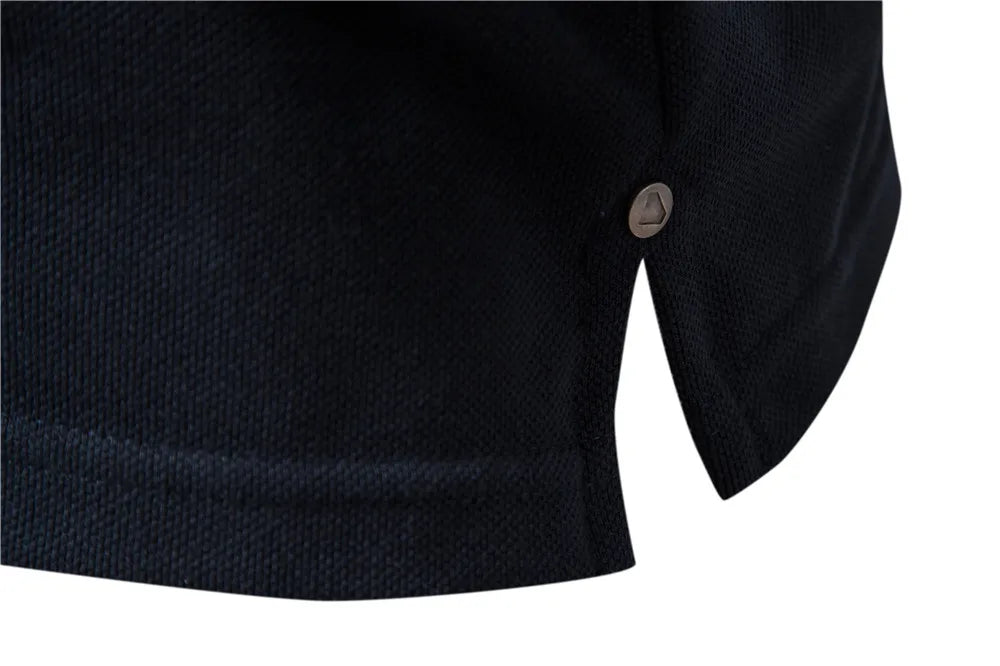 Herren Polo Shirt aus Baumwolle mit Kurzarm und Tasche für lässige Anlässe