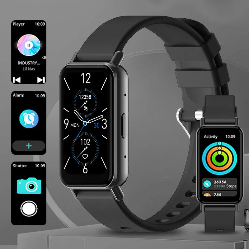 LIGE 2025 Neue Smart Band Frauen 1,45 "Display BT Anruf Herzfrequenz Kalorien Smart Uhr Wasserdicht 100 + Sport Armband damen Geschenk