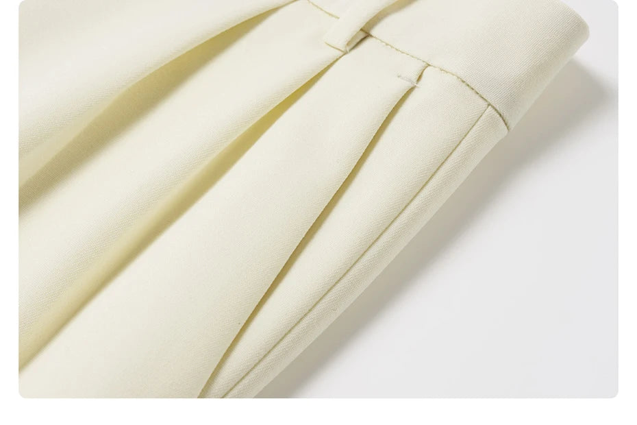 Eleganter Damen-Anzug mit Blazer und Hose – ideal für Büro und festliche Anlässe, in Schwarz mit Ein-Knopf-Design, XS-2XL