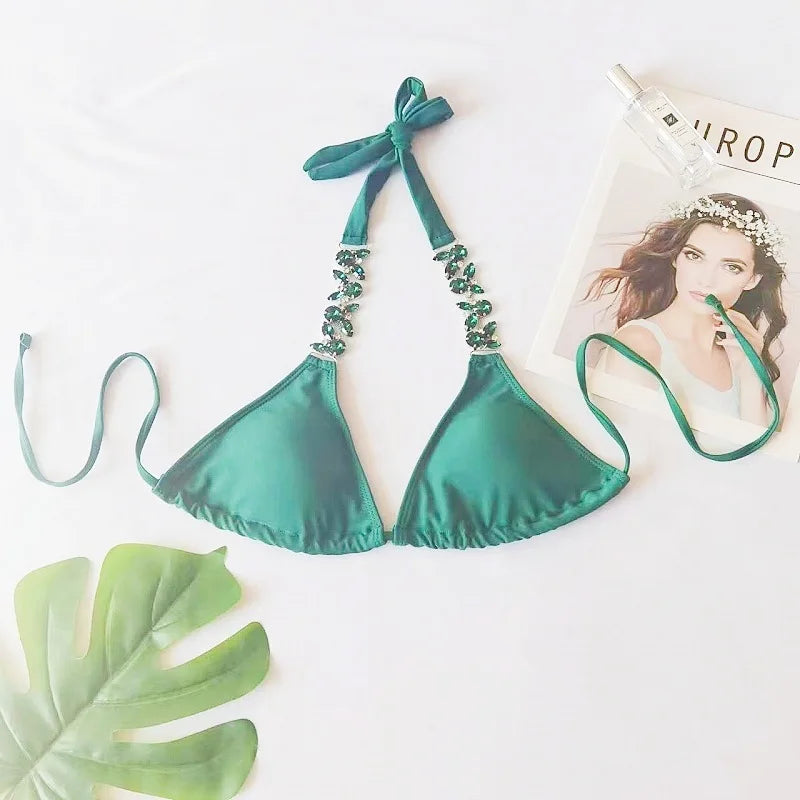 Sexy Damen-Bikini-Set mit vier Teilen – ideal für Strand und Pool