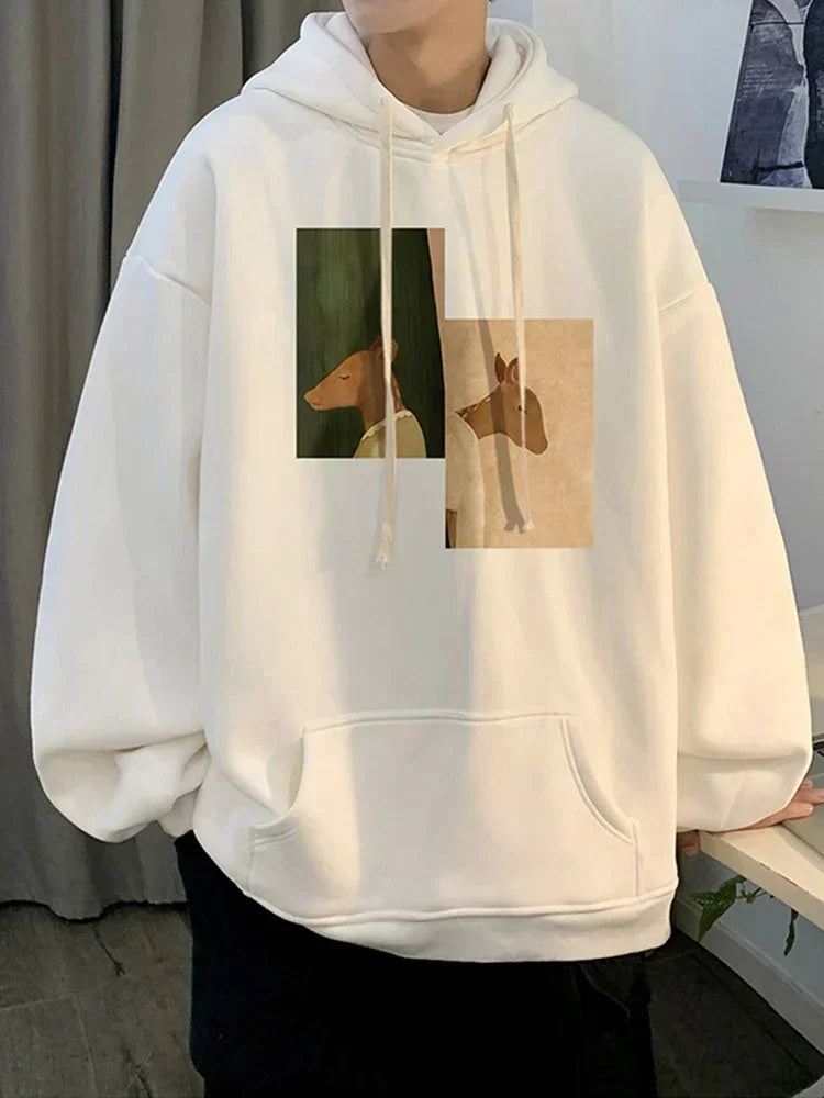 Herbst Hip Hop Mode übergroße Hoodies für Männer Anime Print Hoody Sweatshirts lässig Goth Hoodie Y2k Streetwear Kleidung